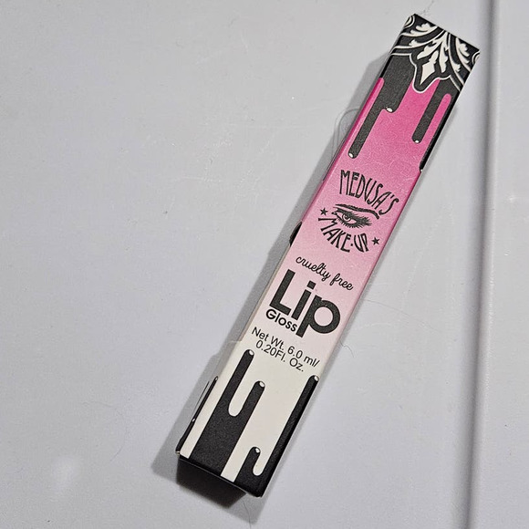 Medusa's Makeup Cruelty Free Lip Gloss FRENCH KISS ~ Barbie Barbciecore Pink - Picture 2 of 6
